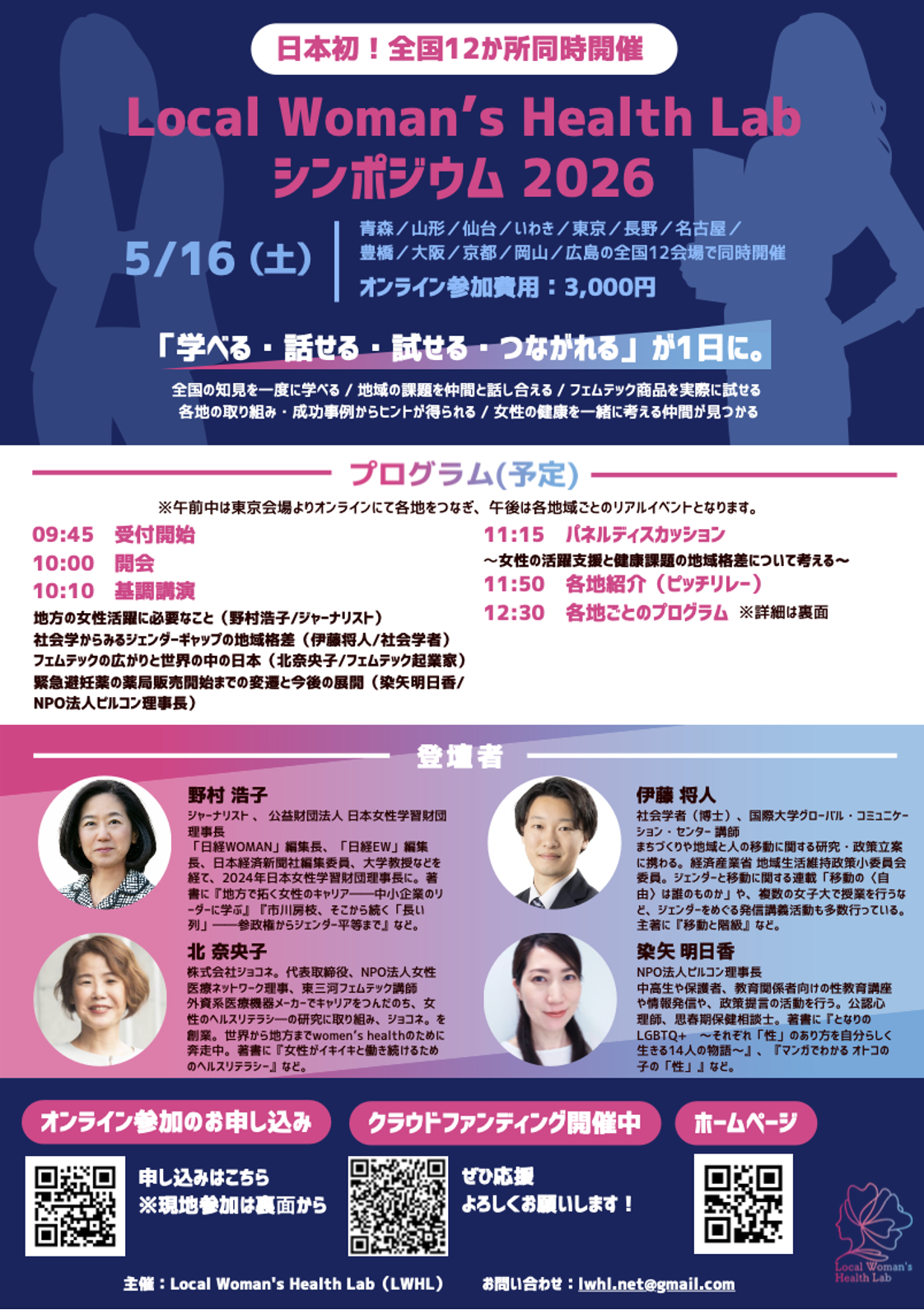 ローカルから全国へ!ローカル✖️女性の健康を掛け合わせたらどうなる?